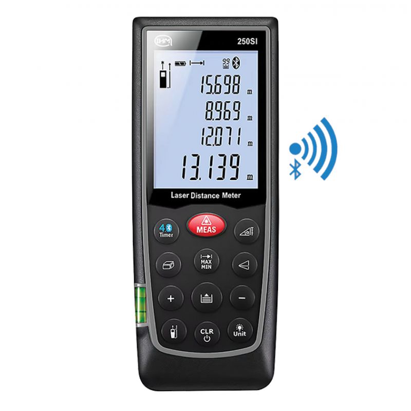 Télémètre laser 150 m - Bluetooth vers appli smartphone - Etanche IP54