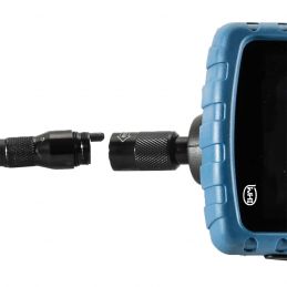 Endoscope LCD - Fibre optique 1 m - Écran couleur LCD 3,5'' - Photo/Vidéo sur carte SD