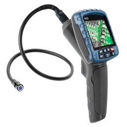 Endoscope LCD - Fibre optique 1 m - Écran couleur LCD 3,5'' - Photo/Vidéo sur carte SD