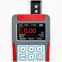 Mesureur d'épaisseur à ultrasons - Sonde déportée - 2 modes de mesure (Echo-Echo et Pulse-Echo) - Ecran LCD couleur
