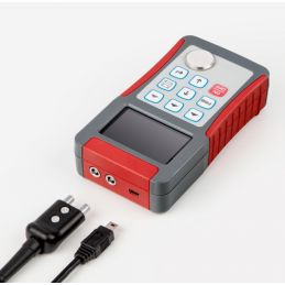 Mesureur d'épaisseur à ultrasons - Sonde déportée - 2 modes de mesure (Echo-Echo et Pulse-Echo) - Ecran LCD couleur