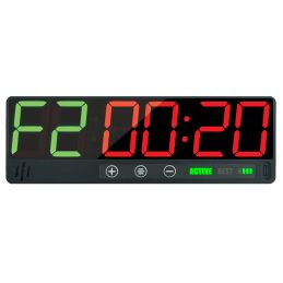 Chronomètre et Minuterie d'entrainement multifonction - Affichage LEDs - Chrono/Timer/TABATA/Fight Gone Bad/Horloge