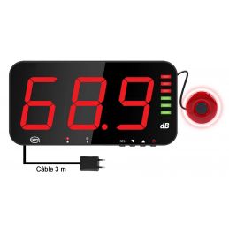 Sonomètre afficheur LED numérique + Bargraph - Alarme LED + Buzzer