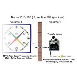 Éclairage LED pour Compte-secondes cruciforme 0621B