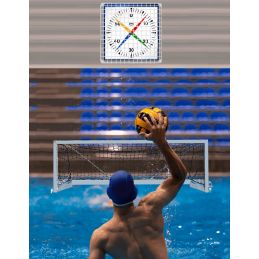 Grille de protection pour horloge et compte-secondes de natation