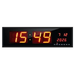 Horloge / Calendrier LED - Date - 4 chiffres 12,5 cm - Sur secteur