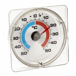 Thermomètre mécanique ABS - Réfrigérateur/Congélateur - Fixation adhésif