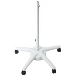 Pied 5 roues pour lampe-loupe
