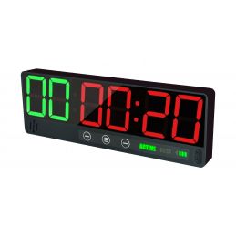 Chronomètre et Minuterie d'entrainement multifonction - Affichage LEDs - Chrono/Timer/TABATA/Fight Gone Bad/Horloge