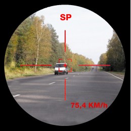 Monoculaire - Télémètre laser - Radar de vitesse