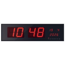 Horloge / Calendrier LED - Date - 4 chiffres 12,5 cm - Sur secteur