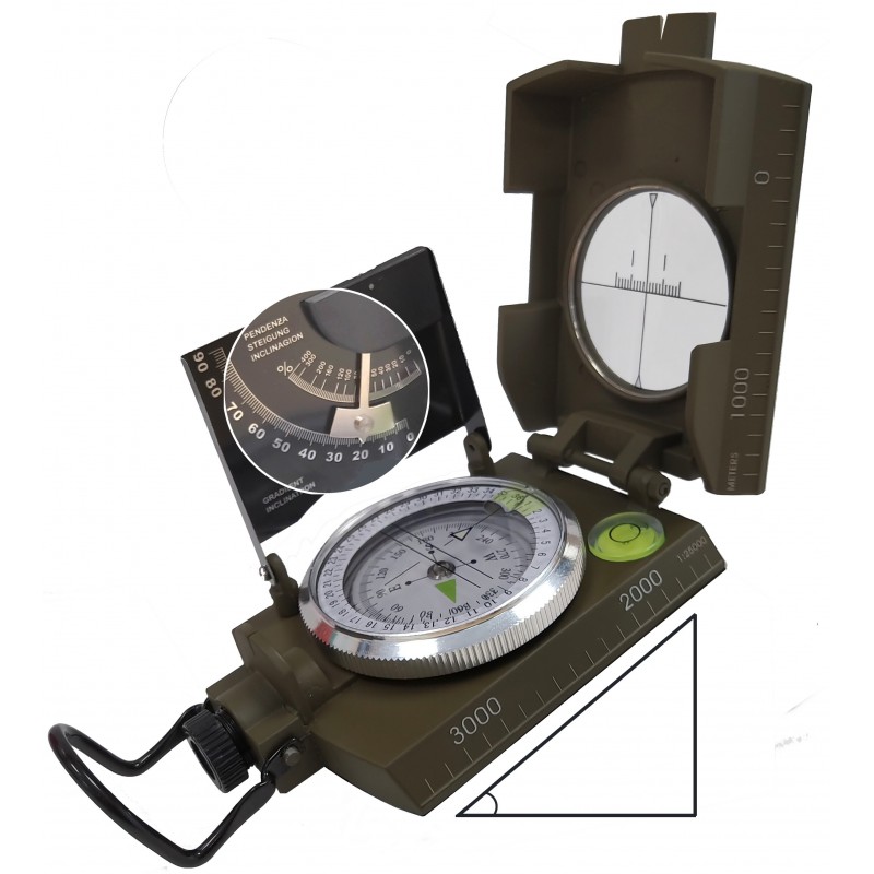 Boussole Professionnelle En Cuir 10cm Avec Porte-Crayon - Outil Précis Pour Travail Du Bois Et Métal
