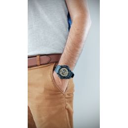 Montre Casio® digitale - Chrono / Timer - Coloris noir