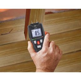 Humidimètre - Bois et matériaux - Pointes 19 mm / Capteur induction 40 mm