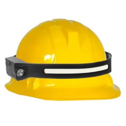 Lampe frontale bandeau LED COB + Spot LED latéral - Etanche IPX4 - Rechargeable