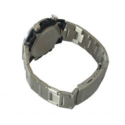 Montre Casio® Edifice à aiguilles et digitale - Bluetooth/connectée - Design sport automobile - Chronographe - Acier clair